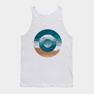 Abstract Circle Beach Tank Top